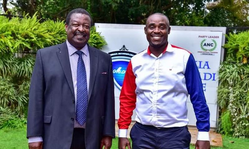 Kakamega Senator Cleaophas Malala and  ANC party leader Musalia Mudavadi