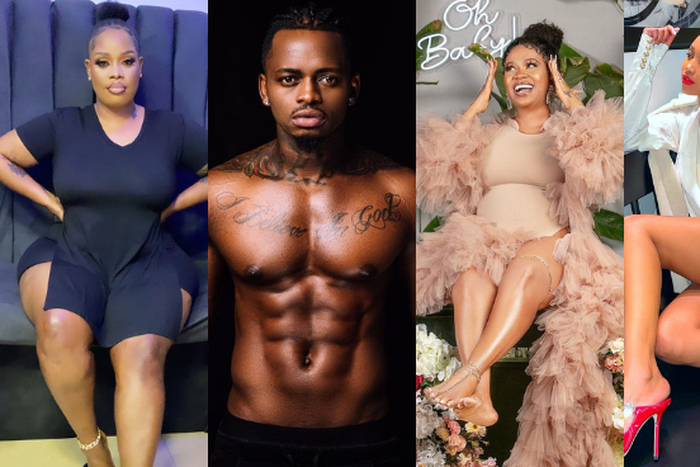 Bridget Achieng, Diamond Platnumz, Vera  Sidika and Huddah Monroe