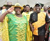 Deputy President William Ruto with Kajiado East MP Peris Tobiko