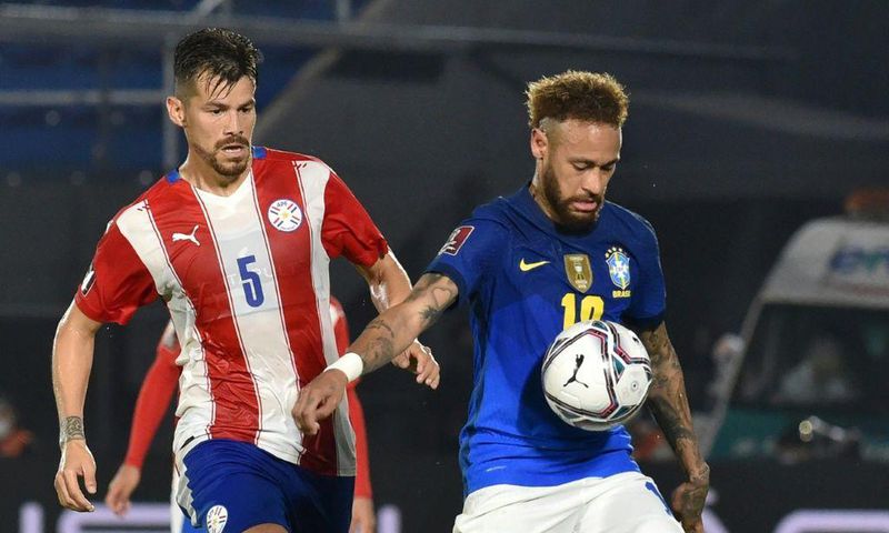 Football superstar and Paris Saint-Germain striker Neymar (R), who missed Brazil's 2019 Copa America win due to injury, will lead his country's squad in the upcoming Copa America tournament