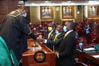 Kenyan MPs don yellow themed attire as UDA MP for Kiambaa Constituency, John Wanjiku Njuguna takes oath of office