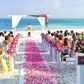 Daytime beach wedding ceremony [Image: Asad Photo Maldives]