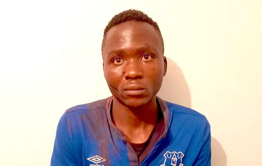 20-year-old Masten Milimu Wanjala who was arrested over kidnapping and murder of two children in Shauri Moyo, Nairobi County