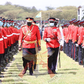 President Uhuru Kenyatta inspects a guard of honour mounted by the Kenya Army during 2021 Jamhuri Day celebrations at Uhuru Gardens, Nairobi