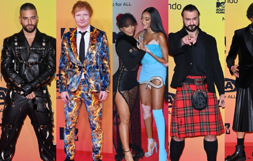 Best dressed celebrities at the 2021 MTV EMA Awards [Photos courtesy of Getty]