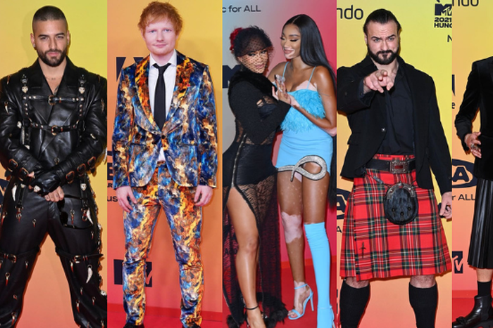 Best dressed celebrities at the 2021 MTV EMA Awards [Photos courtesy of Getty]