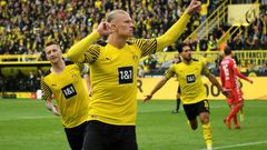 Erling Haaland scored on his return from injury as Borussia Dortmund beat Mainz on Saturday