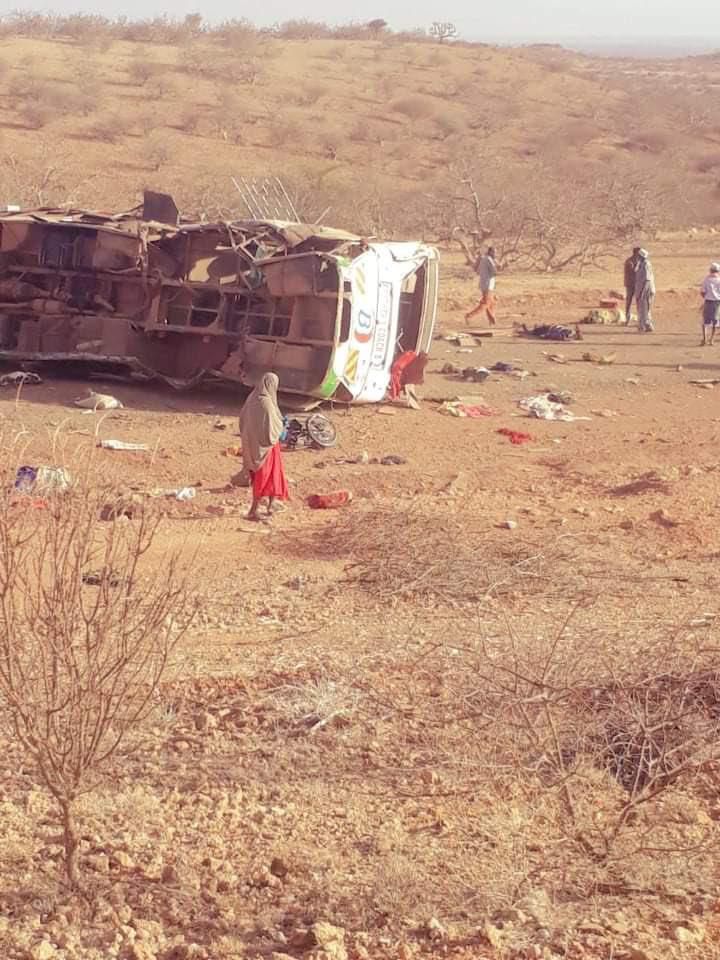 2 dead several injured as Mandera bound bus hits IED (Courtesy)