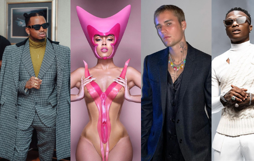 Diamond Platnumz, Doja Cat, Justin Bieber and Wizkid all nominated in the 2021  MTV EMA