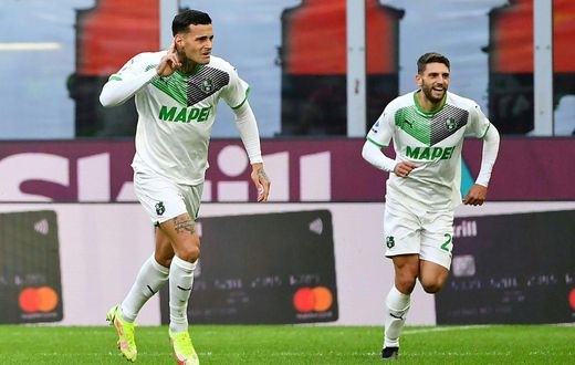 Gianluca Scamacca has scored five Serie A goals this season