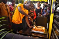 Photos from the launch of Comedian Crazy Kennar's Restaurant