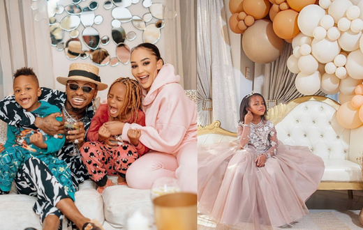 Diamond gushes over daughter Princess Tiffah as she turns 6 [Photos]