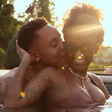 Vanessa Mdee with Fiancé, Rotimi
