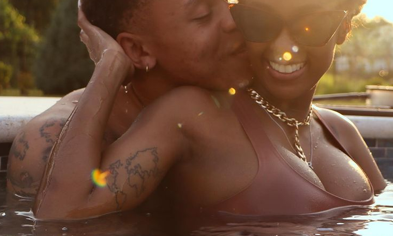 Vanessa Mdee with Fiancé, Rotimi