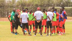Local-based players checked into Harambee Stars camp today, September 30 at Utali College.