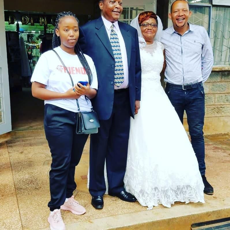Former Tahidi High Actor OJ’s Mother gets married at 60 (photos)