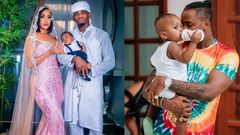 Tanasha Donna and Diamond and their son Naseeb Jnr