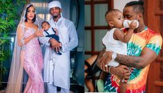 Tanasha Donna and Diamond and their son Naseeb Jnr