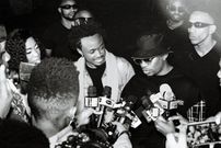 Bahati flies to Tanzania to shoot Music video with Rayvanny (Photos)