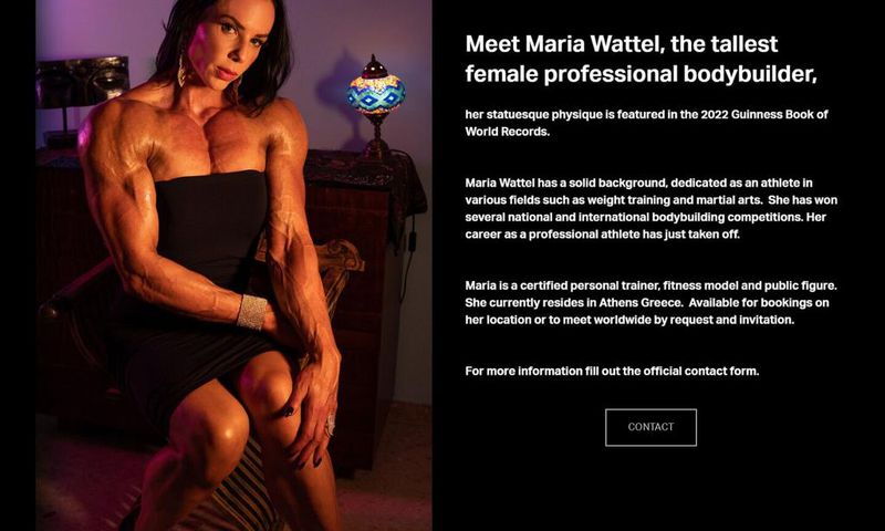 Meet Maria Wattel, world's tallest female bodybuilder