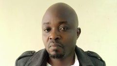 Wycliffe Amakobe Omunga who was arrested by DCI