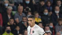 Achraf Hakimi was PSG's match-winner against Metz in midweek