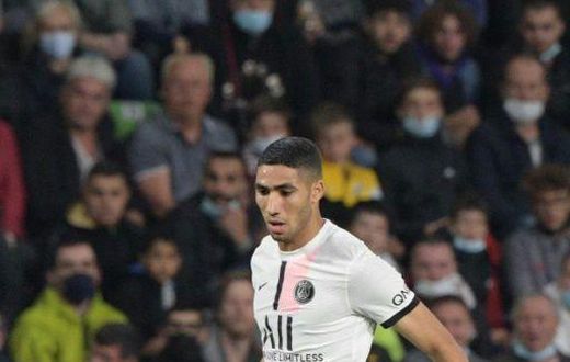 Achraf Hakimi was PSG's match-winner against Metz in midweek