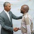 Former President Barack Obama  and Jalang'o