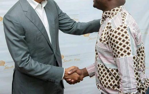 Former President Barack Obama  and Jalang'o