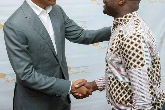 Former President Barack Obama  and Jalang'o