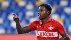 Dutch double: Quincy Promes struck twice for Spartak Moscow against Napoli