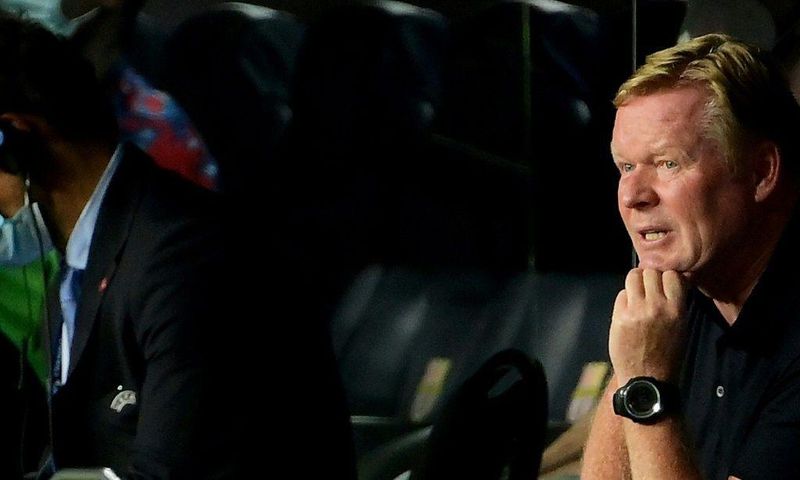 Ronald Koeman is under pressure as Barcelona face Granada in La Liga on Monday.