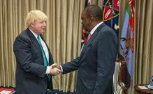 President Uhuru Kenyatta welcomes UK Secretary of State for Foreign & Commonwealth Affairs Boris Johnson when he visited him at State House, Nairobi, on March 17, 2017.