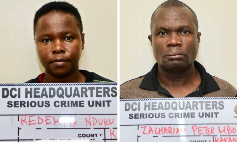 DCI arrest of a couple, believed to have swindled a city based management consultant over Sh11 million in a diamonds scam.