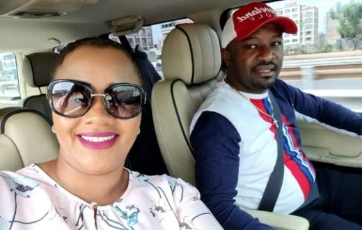 Laikipia Woman Rep Cate Waruguru with businessman Peter Waweru