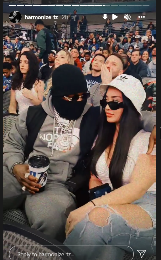 Harmonzie reveals the face of his new Mzungu girlfriend for the first time [Photos]