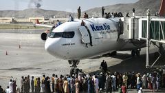 The Kabul airport in Afghanistan has become very chaotic (Global Times)