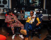 Diamond Platnumz in studio with Snoop Dogg