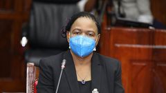 Chief Justice nominee Martha Koome when she appeared to be vetted by the Justice and Legal Affairs Committee