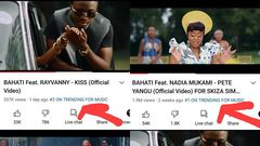 Bahati earns bragging rights as his Songs top YouTube trends in Kenya