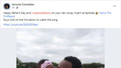 Fans go ham on Jemutai over her message to Prof.Hamo on Father's Day
