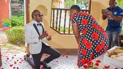 Tears of Joy- Guardian Angel Proposes to his lover Esther Musila (Video)