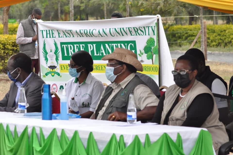 The Vice Chancellor for the East African University, Prof. Thomas Senaji said the event will build momentum for more collaborative engagements with the Ministry in the national tree planting campaign and30,000 seedlings will be planted within the insti...