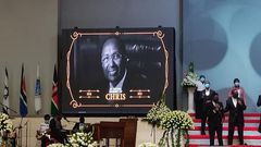 A photo of the requiem mass of the late Chris Kirubi