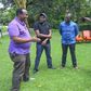Economist David Ndii with Kikuyu MP Kimani Ichung'wa and Deputy President William Ruto