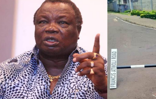 Atwoli's reaction to vandalization of road named in his honor