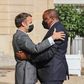 President Uhuru Kenyatta and French President Emmanuel Macron