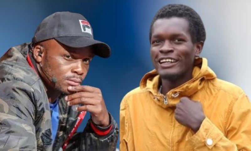 Jalang'o and Vincent Mboya