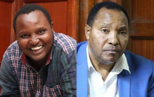 Brian Ndung’u Waititu and his father Ferdinand Waititu