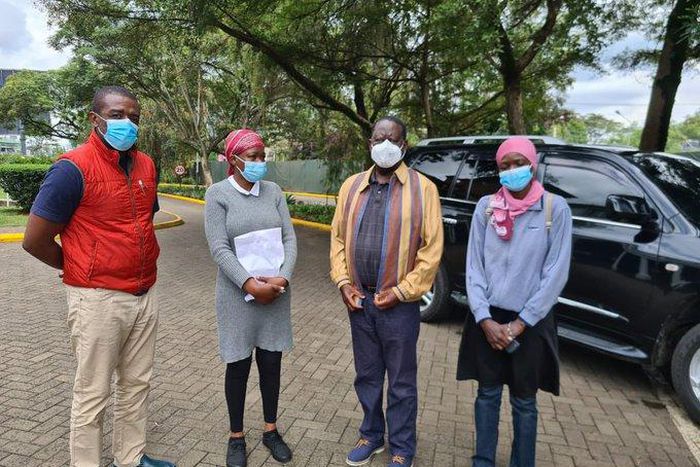 Raila Odinga meets Former 7s Coach family